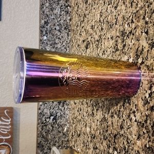Starbucks Purple Irridescent Oil Slick Tumbler